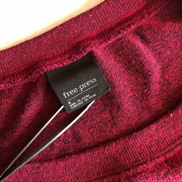 #Elfie Christmas Sweater SOFT Red Loose Fit Top M - Picture 3 of 3